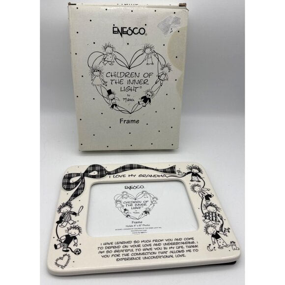 I Love My Grandma Picture Frame - 4x6 Inch Size 7 1/4x9 3/8 Overall NEW in Box - Picture 1 of 6